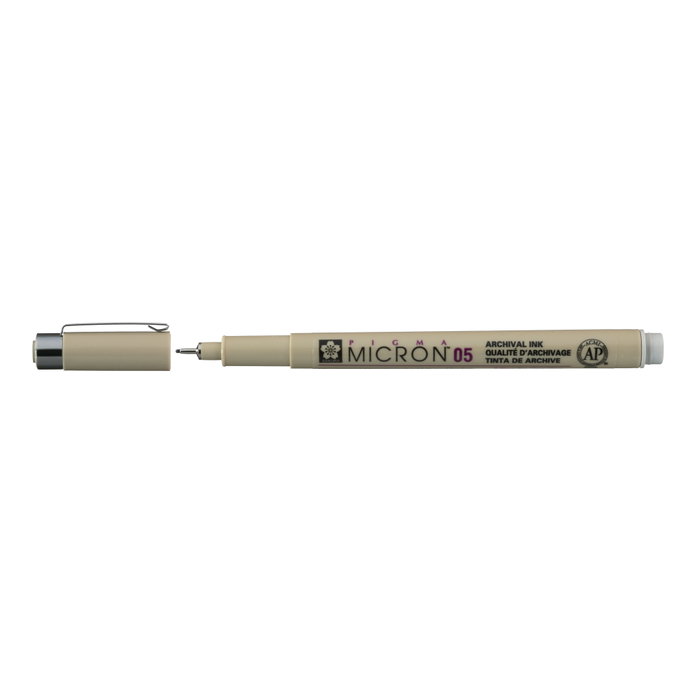 Sakura Pigma Micron 05 - 0.45 mm - Gris Froid Clair Sakura Pigma Micron 05 - 0.45 mm - Gris Froid Clair